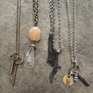 Elegant Multi-Color Necklace Set